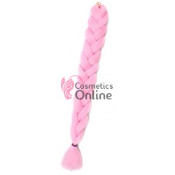 Coada de par afro impletita de 100 cm Premium 1 - Roz Deschis 100S2614